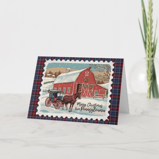 Cartões de natal da Pensilvânia (Frente)