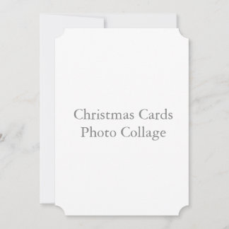 Cartões de Natal de 5" x 7" com colagem de fotos