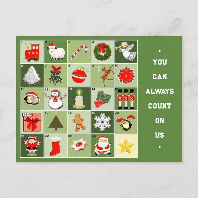 Cartões de natal de Ação de Graças da Empresa (Frente)