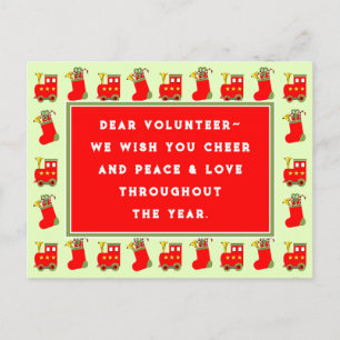Cartões de Natal de Agradecimento a Voluntários