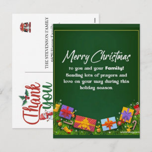 Cartões de Natal de agradecimento pelos negócios