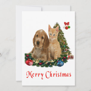 Cartões de Natal de animais