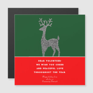 Cartões de Natal de Apreciação de Voluntários