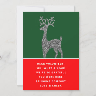 Cartões de Natal de Apreciação de Voluntários