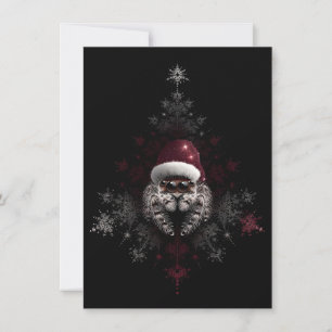 Cartões de Natal de Aranha Saltadora Únicos