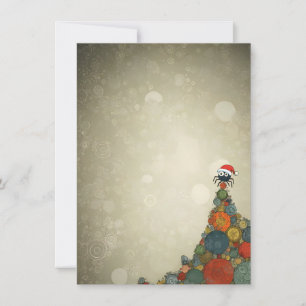 Cartões de Natal de Aranha Saltarina Fofa