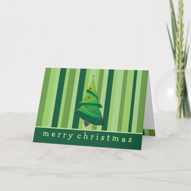 Cartões de natal de Árvore de Natal Whimsso (Frente)