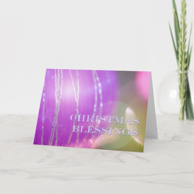 Cartões de natal de bênçãos de Natal (Frente)