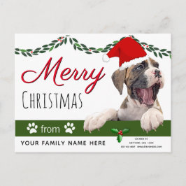 Cartões de Natal de Cachorro Boxer - Do Natal do C