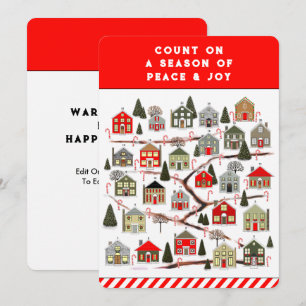 Cartões de natal de Calendário Antecipado de Nat