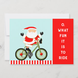 Cartões de Natal de ciclismo