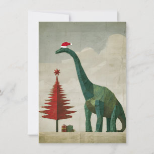 Cartões de Natal de Dinossauro para Meninos