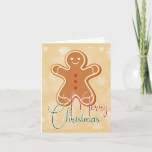 Cartões de Natal de feliz Ginger