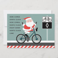 Cartões de Natal de Férias Feriados, Ciclista Engr