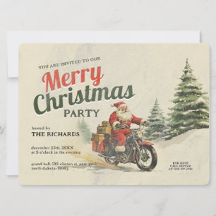 Cartões de Natal de Festa Inspirados no Retro