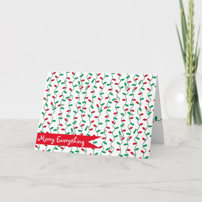 Cartões de natal de Fita de Natal (Frente)