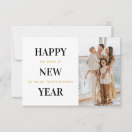 Cartões de Natal de Fotografia de Feliz ano novo m