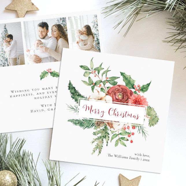 Cartões de Natal de Fotos Botânicas (Botanical Photo Christmas Cards
)