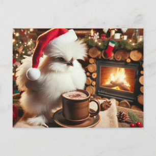 Cartões de natal de frango