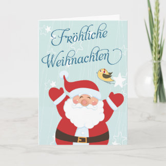 Cartões de Natal de Fröhliche Weihnachten do papai