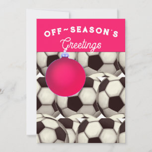 Cartões de Natal de Futebol