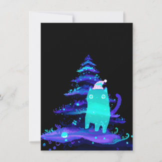 Cartões de Natal de Gato Únicos