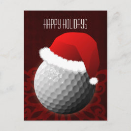 Cartões de Natal de golfista
