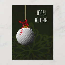 Cartões de Natal de golfista