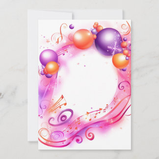 Cartões de natal de Harmonia Yuletide Vibrantes