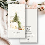 Cartões de natal de logotipo da Árvore de Neve Bra<br><div class="desc">Se precisar de mais alguma personalização,  por favor,  sinta-se à vontade para me enviar uma mensagem em yellowfebstudio@gmail.com.</div>