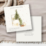 Cartões de natal de logotipo da Árvore de Neve Bra<br><div class="desc">Se precisar de mais alguma personalização,  por favor,  sinta-se à vontade para me enviar uma mensagem em yellowfebstudio@gmail.com.</div>