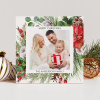 Cartões de natal de Natal da Greenerescência de in