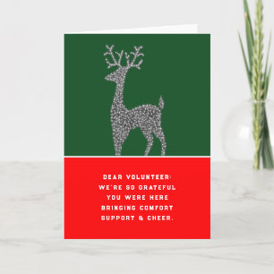 Cartões de natal de Natal de Apreciação Volunt