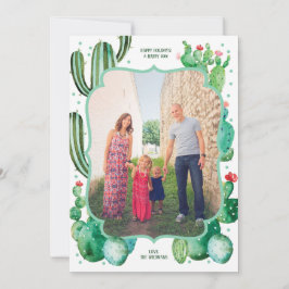 Cartões de natal de Natal do Desert Cactus