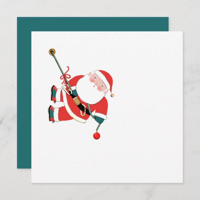 Cartões de natal de Natal Engraçado (Frente/Verso)