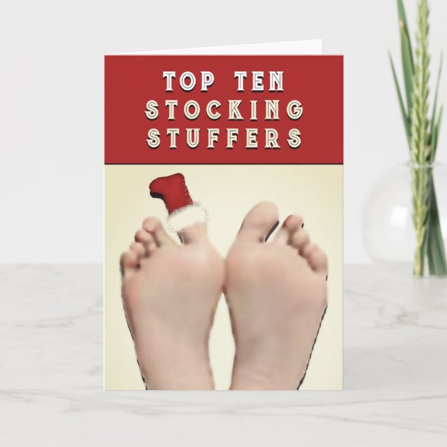 Cartões de natal de Natal engraçados (Frente)