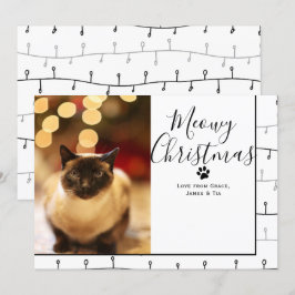 Cartões de Natal de Pet Cat de Natal