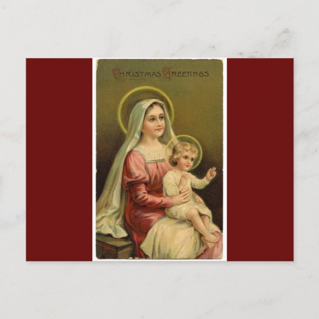 Cartões de natal de reprodução antigos (Frente)