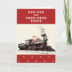 Cartões de natal de trem de Natal