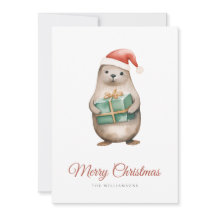 Cartões de natal de vedação