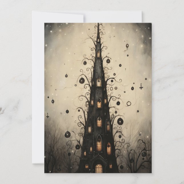 Cartões de Natal Digitais - Cartões de Natal Único (Frente)