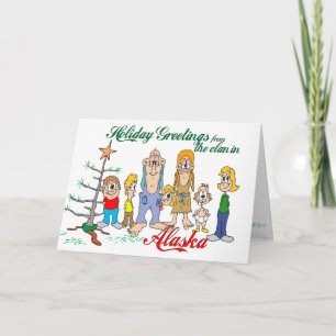 Cartões de natal do Alasca