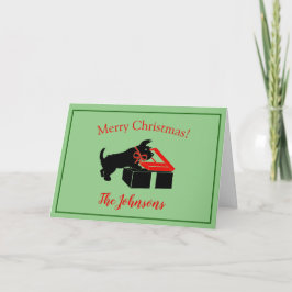 Cartões de Natal do Cachorro Scottie Terrier