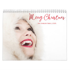 Cartões de natal do calendário do inverno de 2025