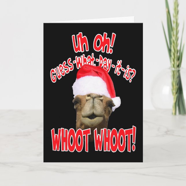 Cartões de Natal do Camelo Hump (Frente)