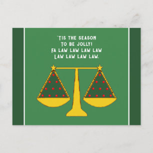 cartões de natal do escritório de advocacia