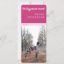 Cartões de Natal do Grande Dinamarquês