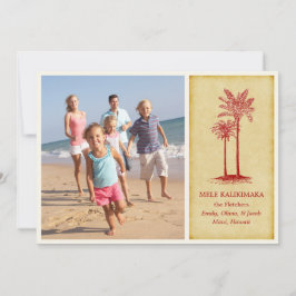 Cartões de Natal do Havaí Mele Kalikimaka