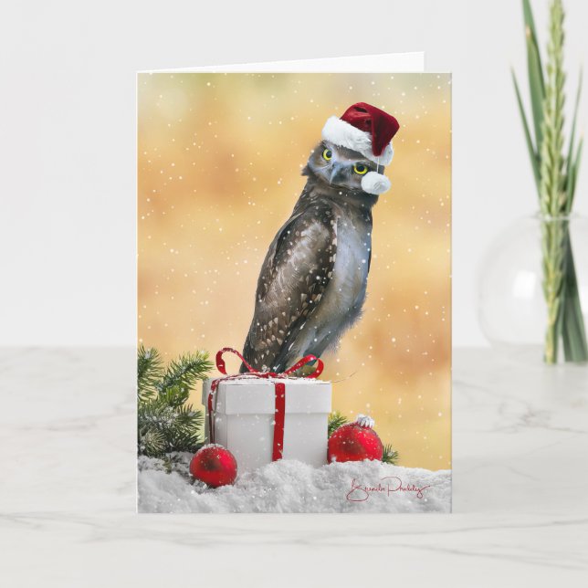 Cartões de natal do Oliver - Placa dobrada 5x7 (Frente)