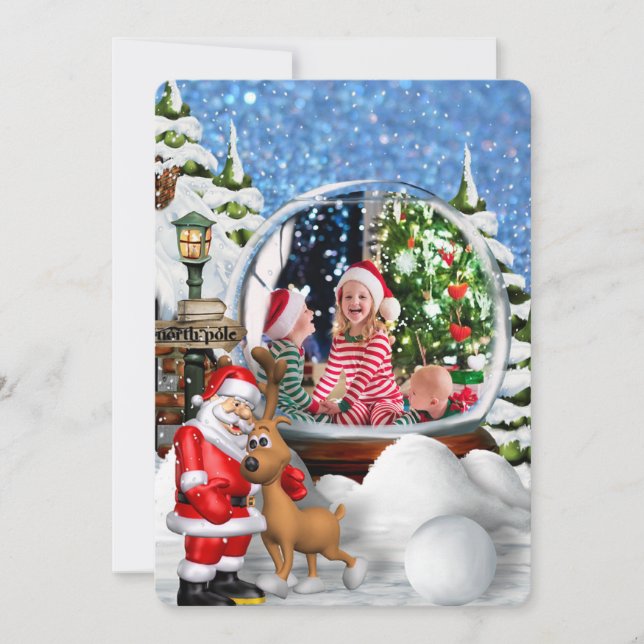 Cartões de natal do Polo Norte (Frente)
